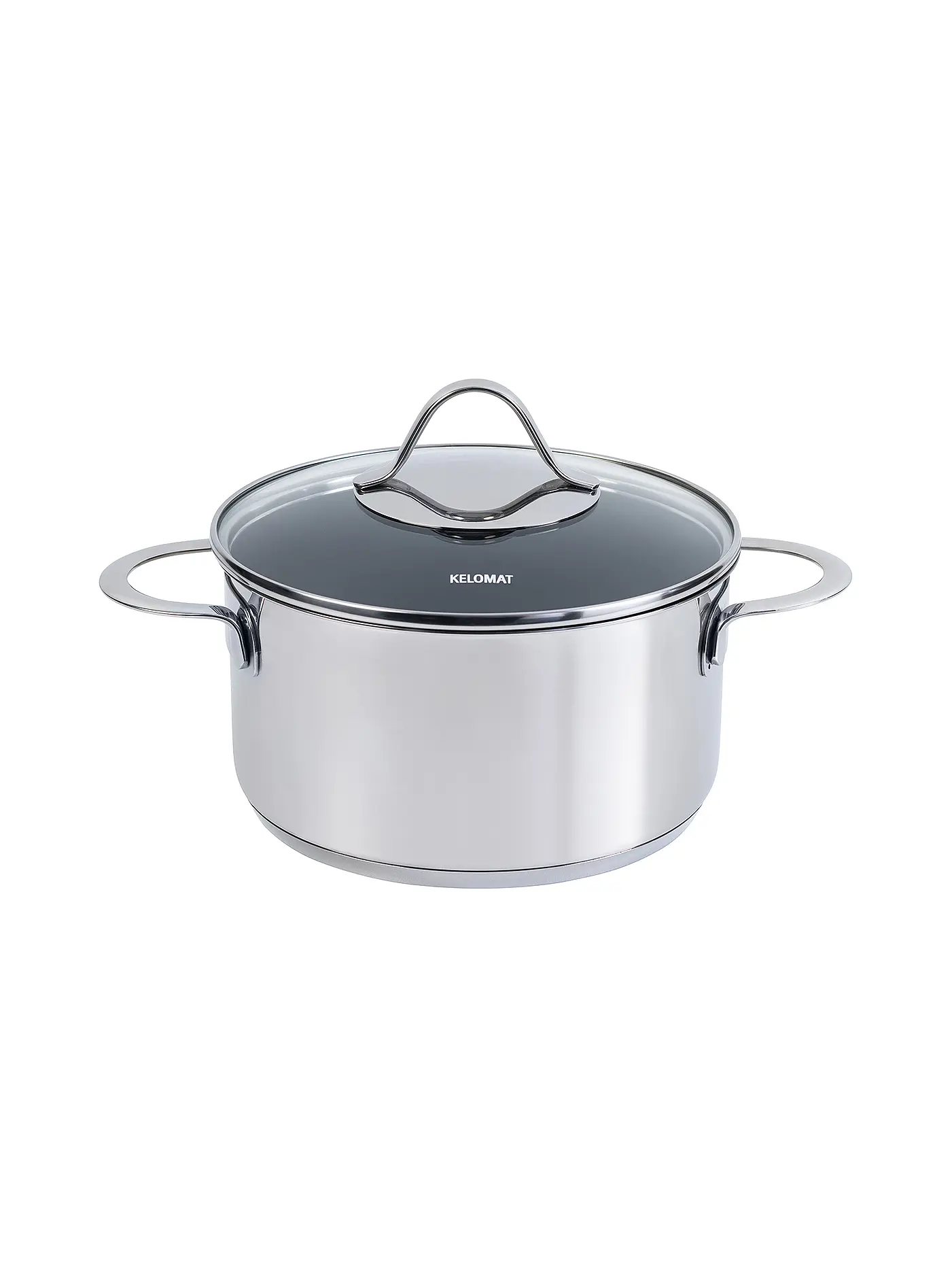 KELOMAT | Fleischtopf 20cm / 3,3l Perfekt Edelstahl Antihaft | 